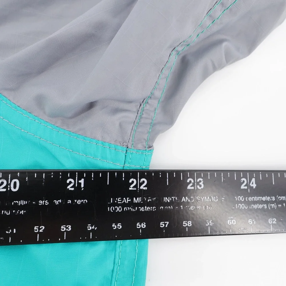 The North Face WindWall‎ Colorblock Y2K Look Windbreaker Grey Teal Pink Mens M